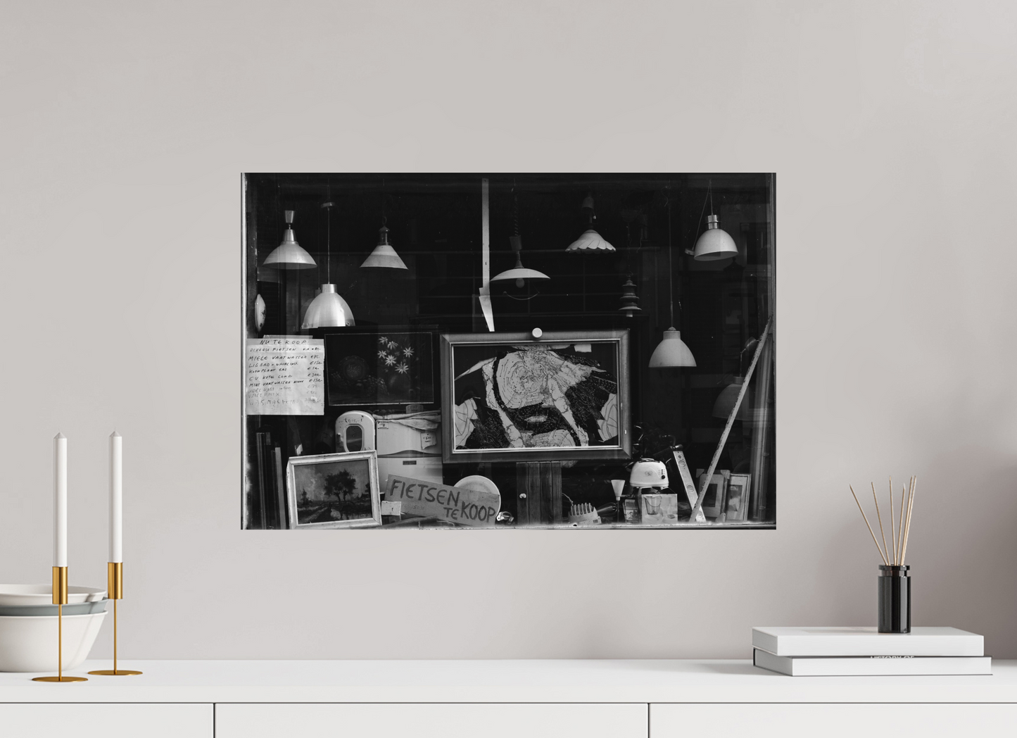 “Fietsen te koop” - Fine art photography print