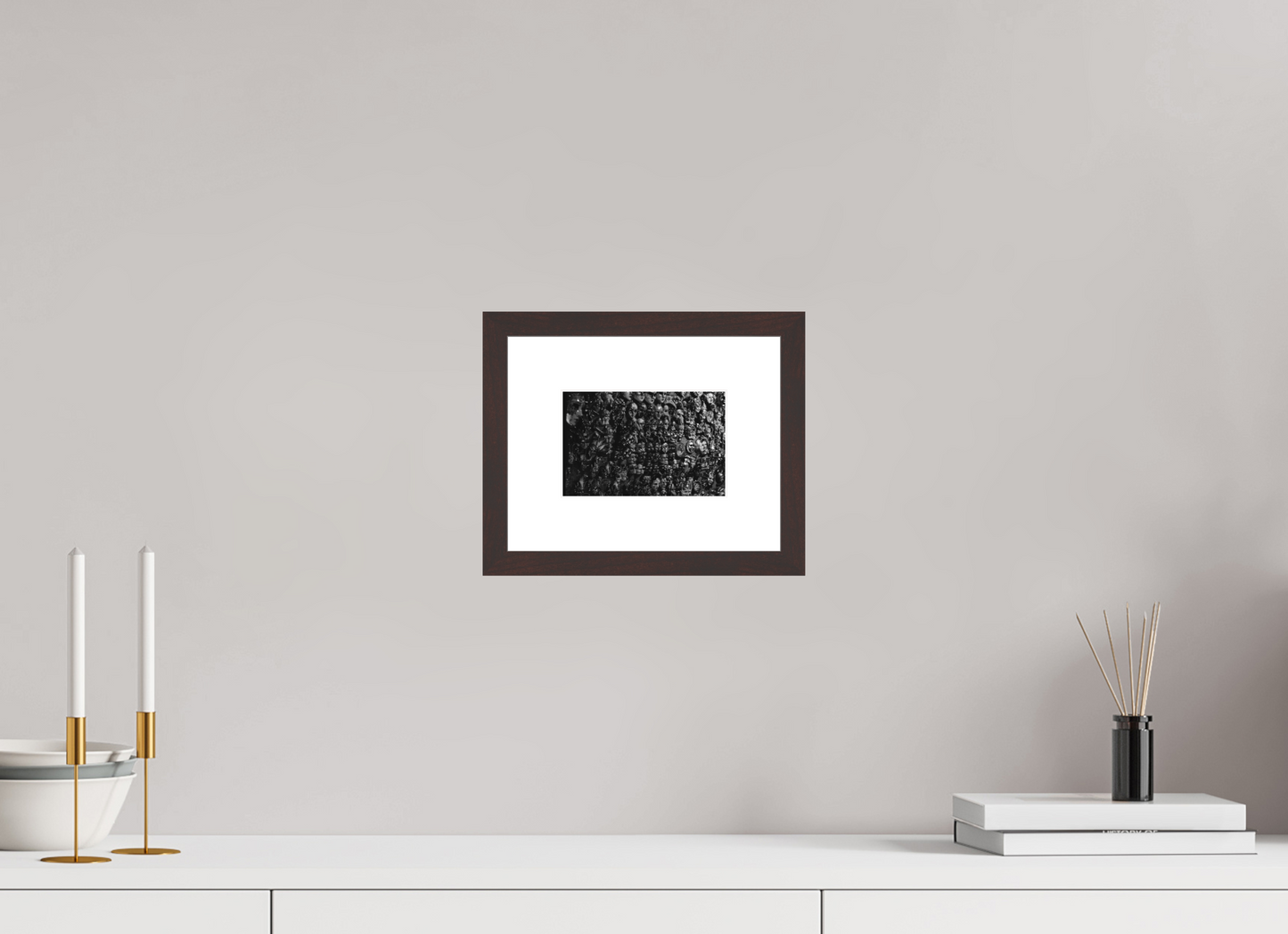 "Masks black&white" - Fine art photography print