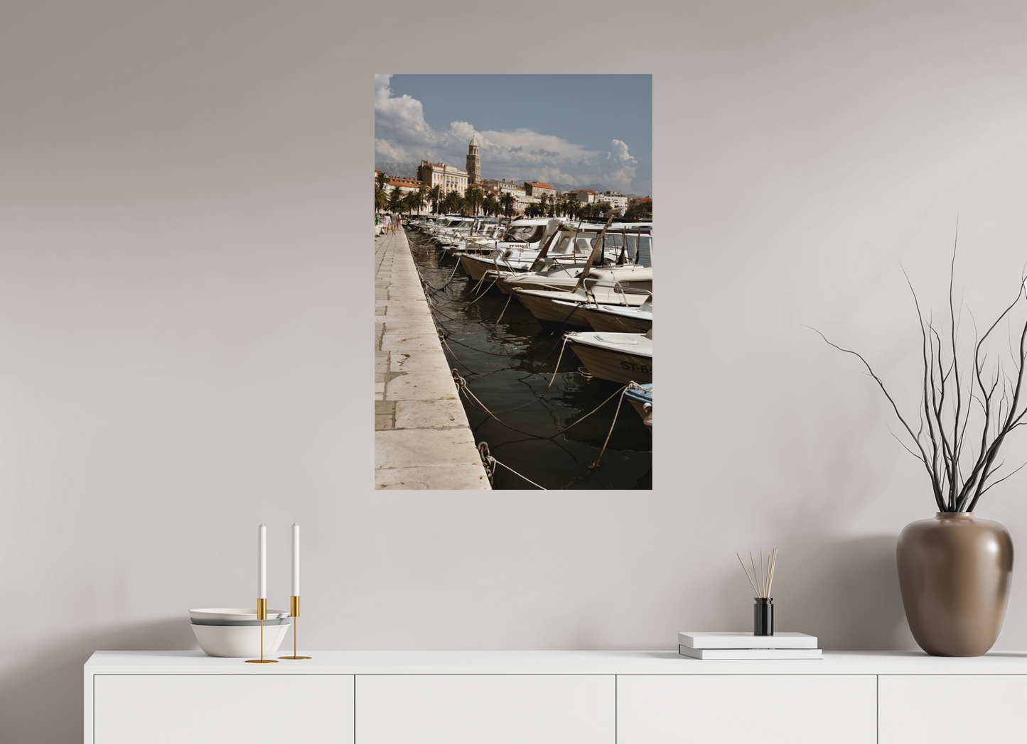 60 x 90 cm, Without a frame "Port" - Fine Art photography print