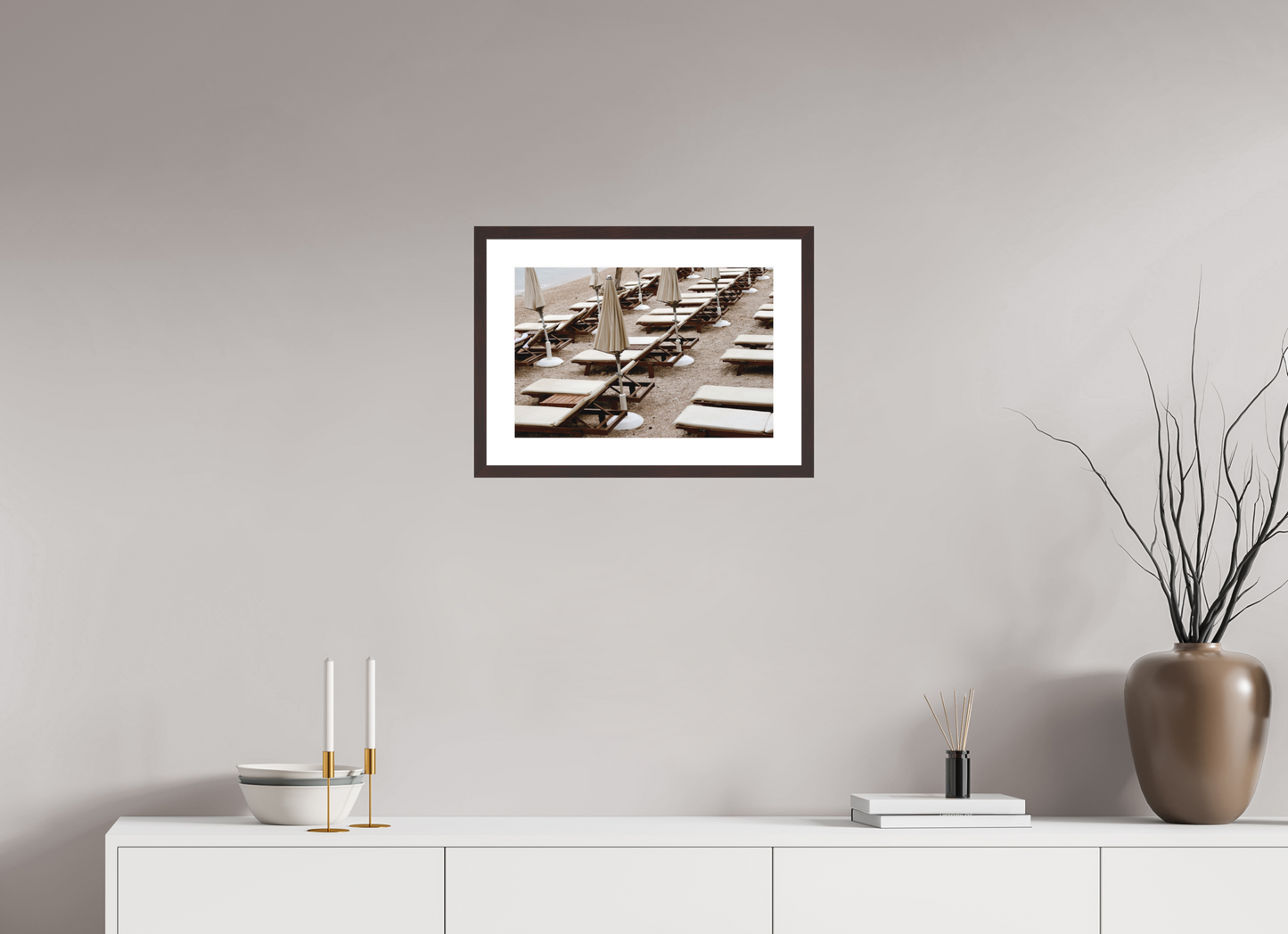 45 x 30 cm, Fine art paper framed "Brač Island" - Fine Art photography print