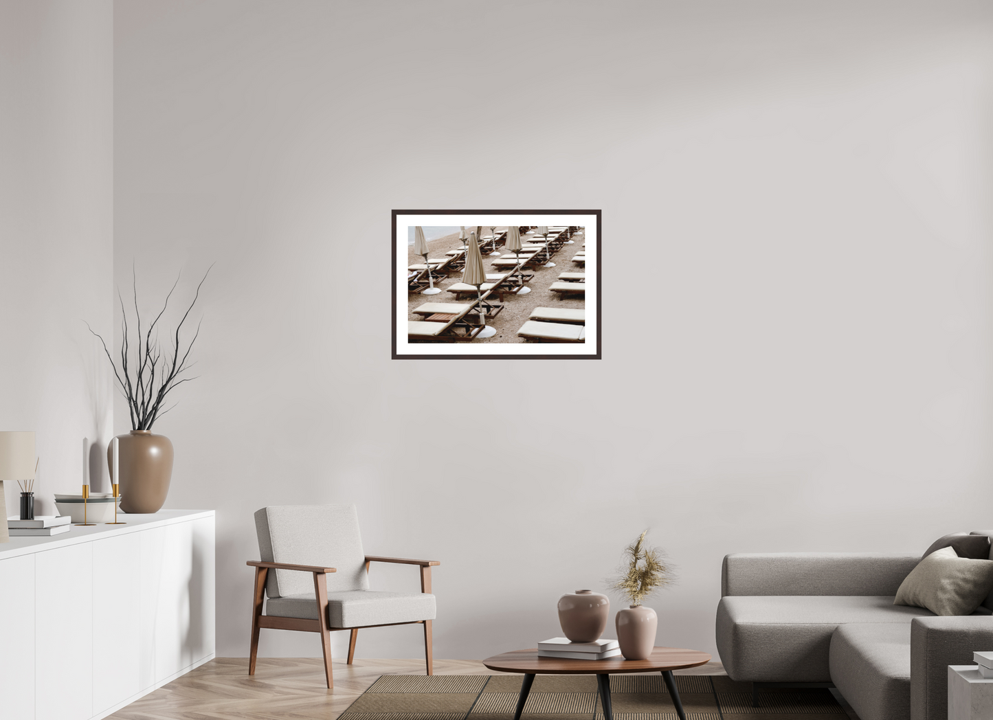 75 x 50 cm, Fine art paper framed "Brač Island" - Fine Art photography print