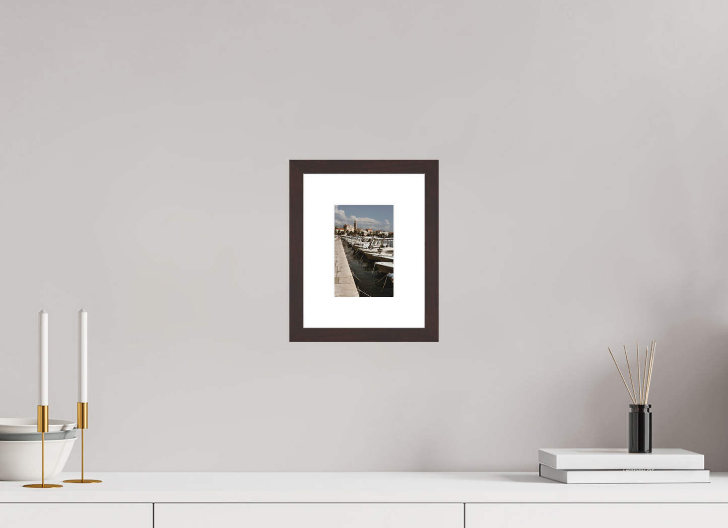10 x 15 cm, Framed "Port" - Fine Art photography print