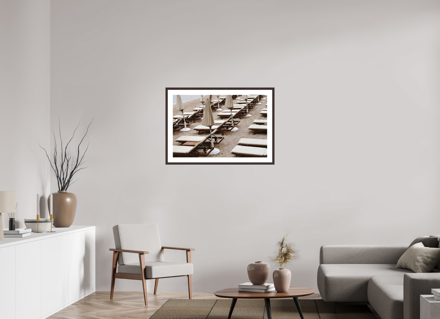 90 x 60 cm, Fine art paper framed "Brač Island" - Fine Art photography print