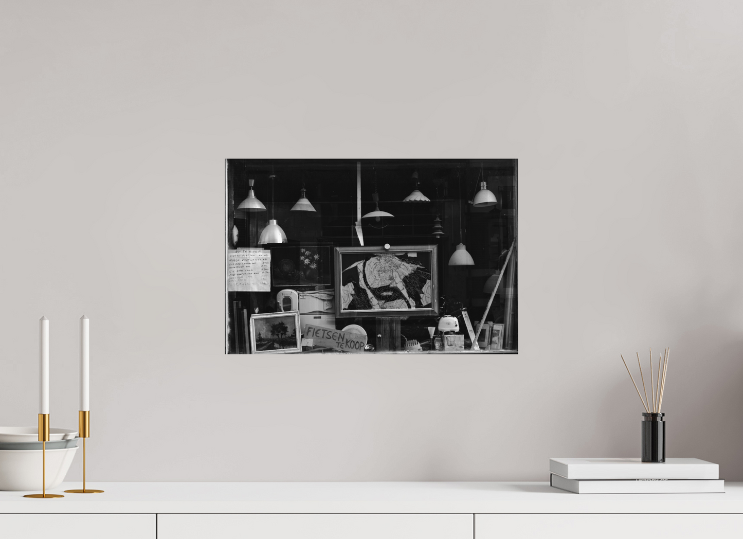 “Fietsen te koop” - Fine art photography print