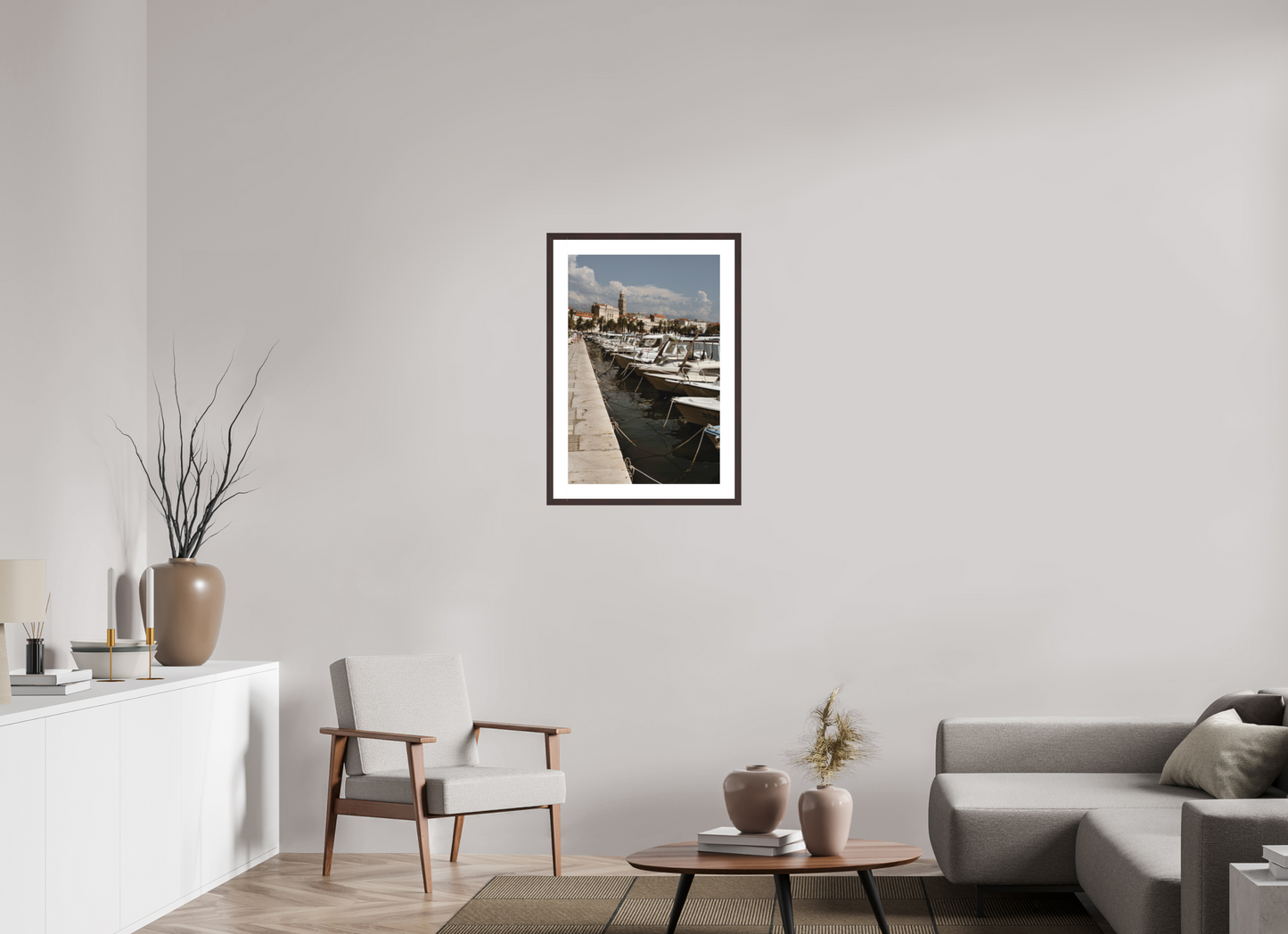 50 x 75 cm, Framed "Port" - Fine Art photography print