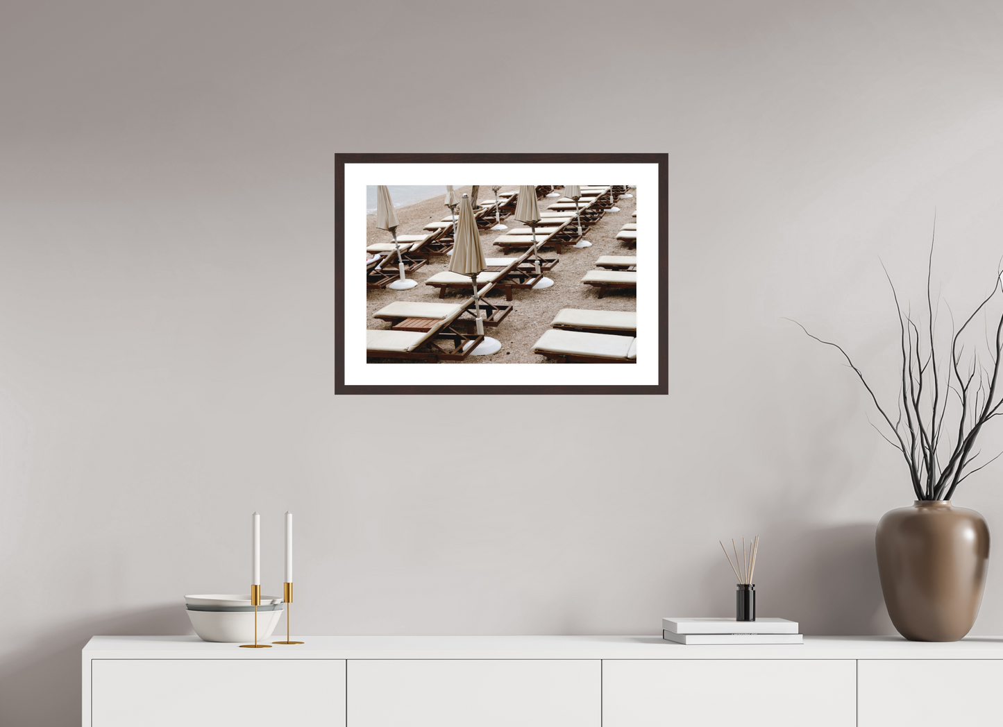 60 x 40 cm, Fine art paper framed "Brač Island" - Fine Art photography print