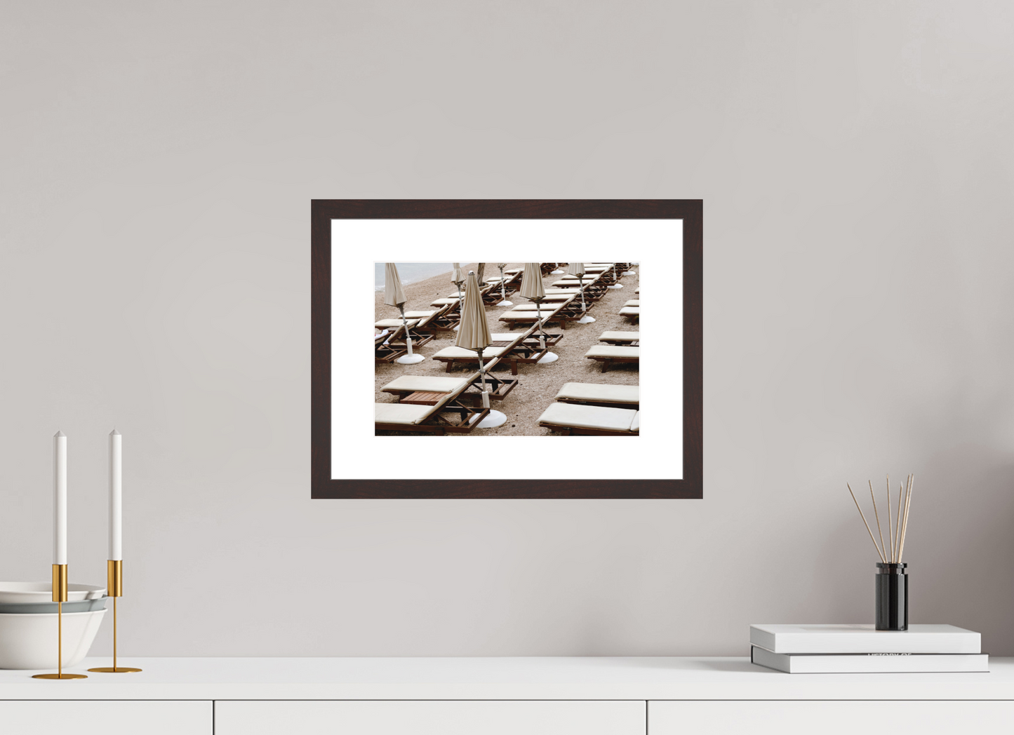 30 x 20 cm, Fine art paper framed "Brač Island" - Fine Art photography print