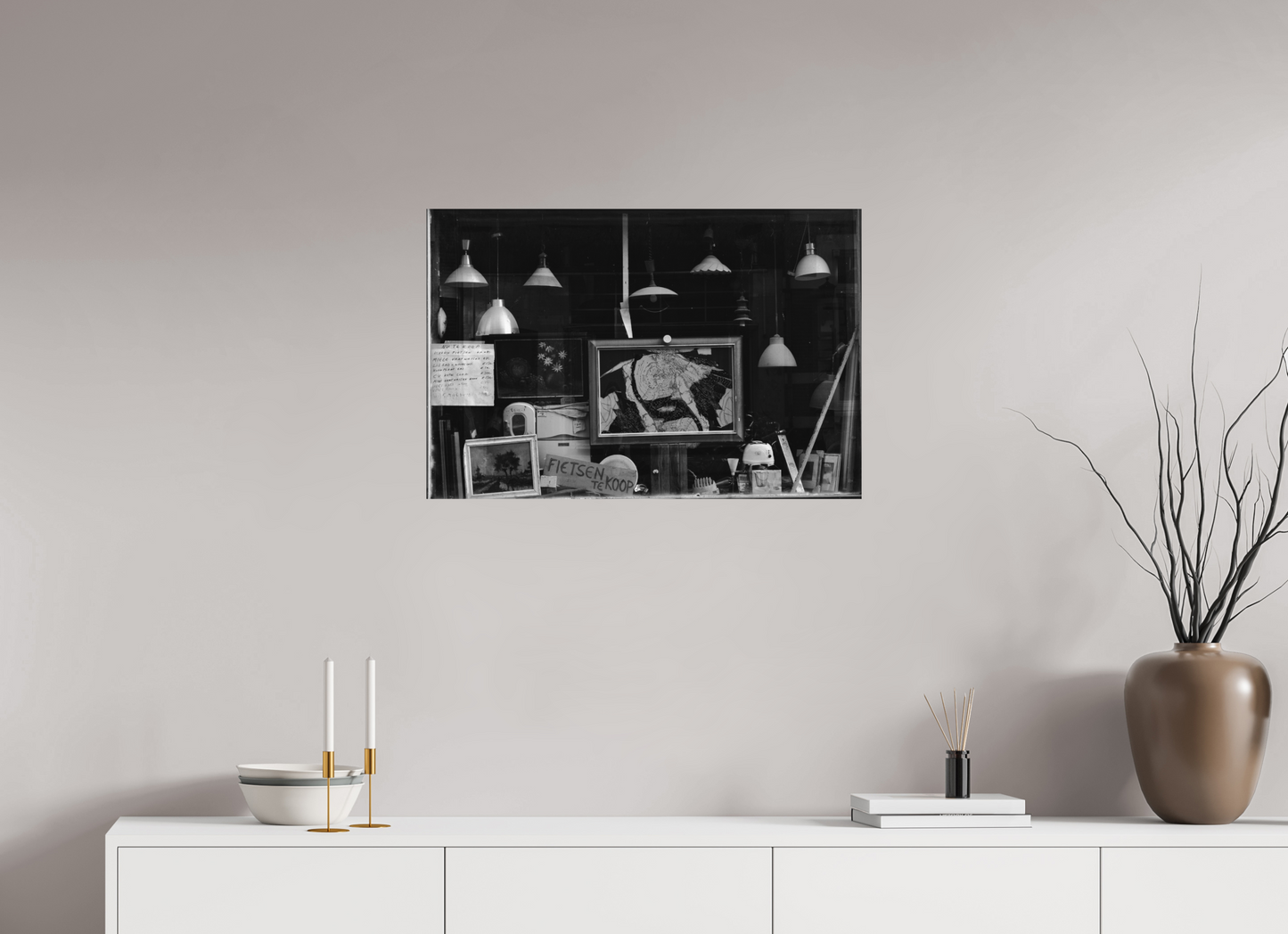 “Fietsen te koop” - Fine art photography print