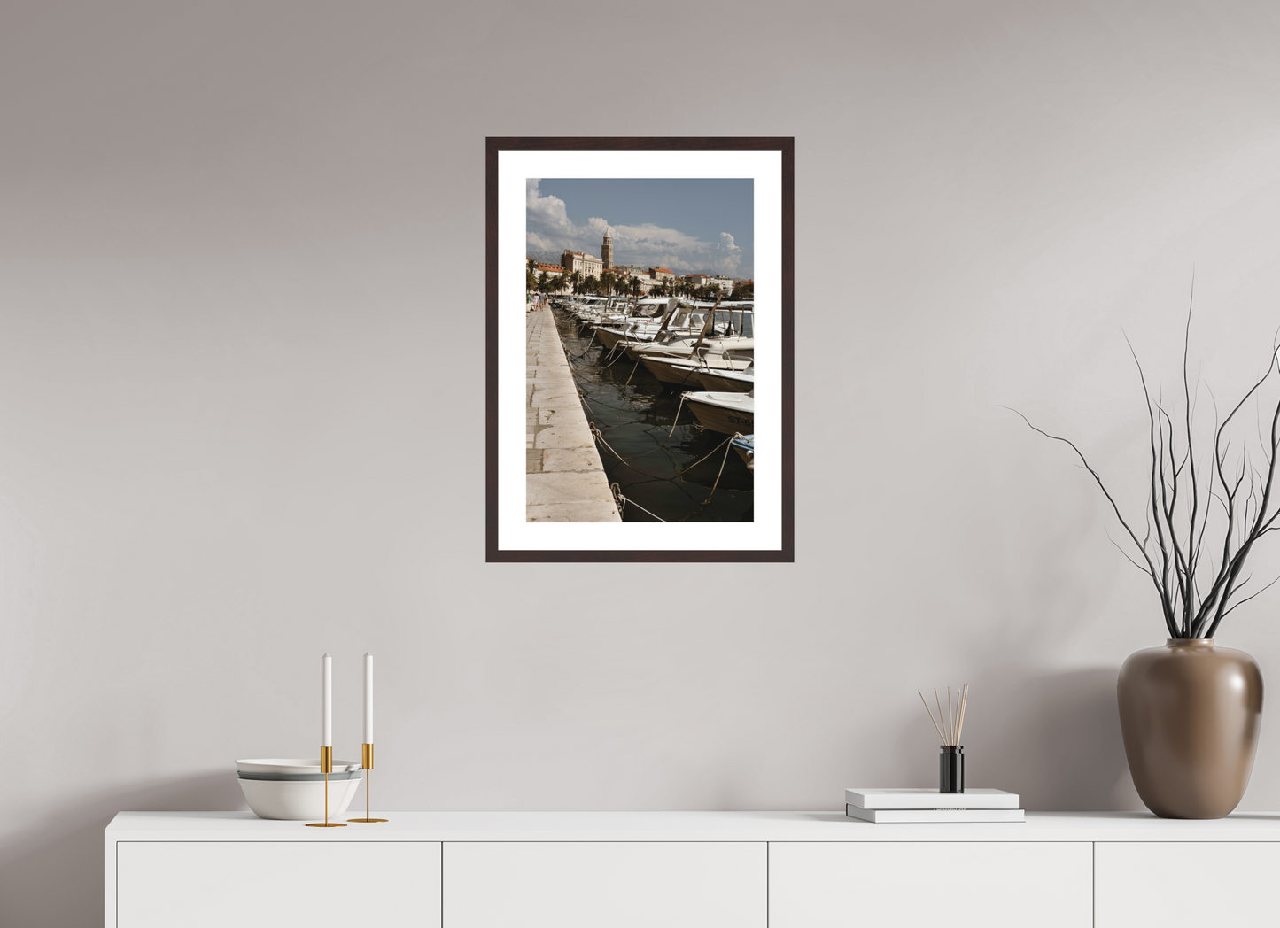 40 x 60 cm, Framed "Port" - Fine Art photography print